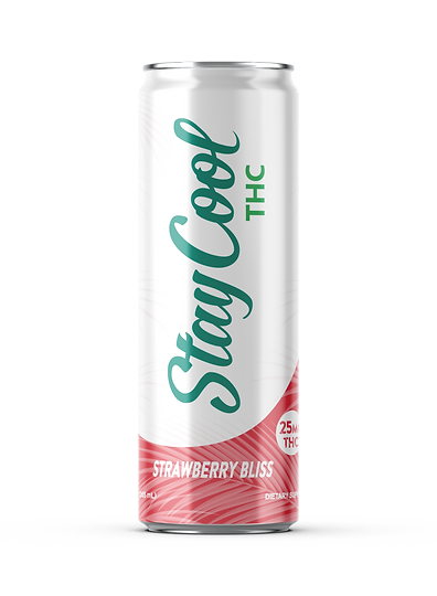 Stay Cool 25MG THC Drinks / Strawberry Bliss